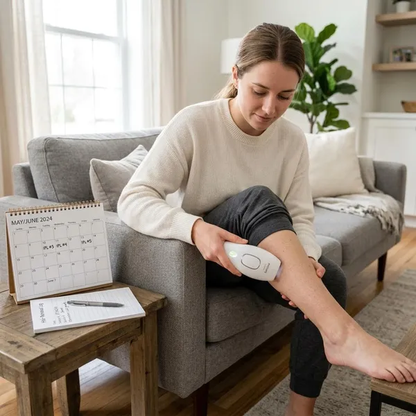 how long to see results from ipl hair removal device